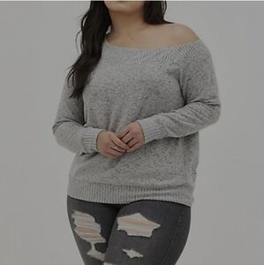 Torrid Purple Dove Long Sleeve Waffle Callie Top Shirt Size 1 Barely Worn